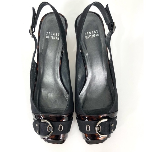 Stuart Weitzman Cavort Peep-toe Slingback - Picture 7 of 12